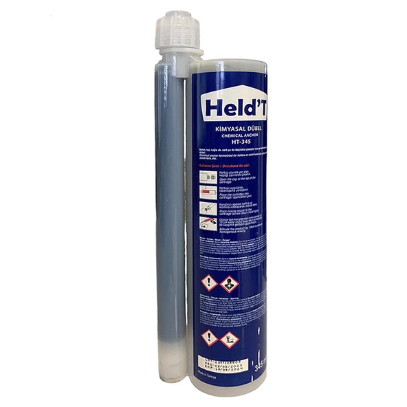 HELDT HT345 Epoksi Kimyasal Dübel F.1311 Polyester Bazlı 345 ML - 2