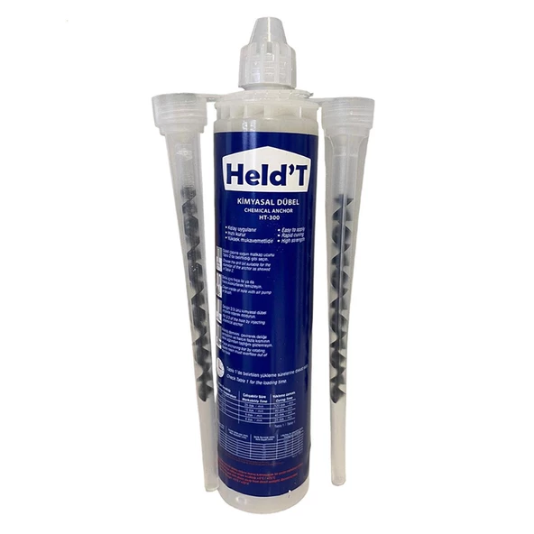 HELDT HT300 Epoksi Kimyasal Dübel F.1311 Polyester Bazlı 300 ML - 2