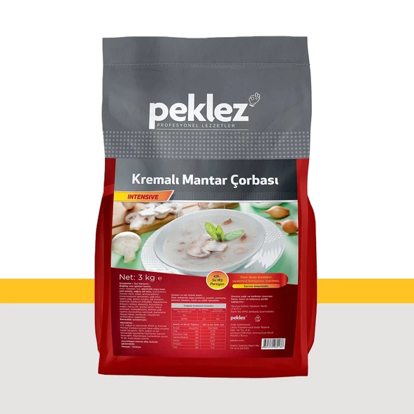 Kremalı Mantar Çorbası 3 Kg - 3