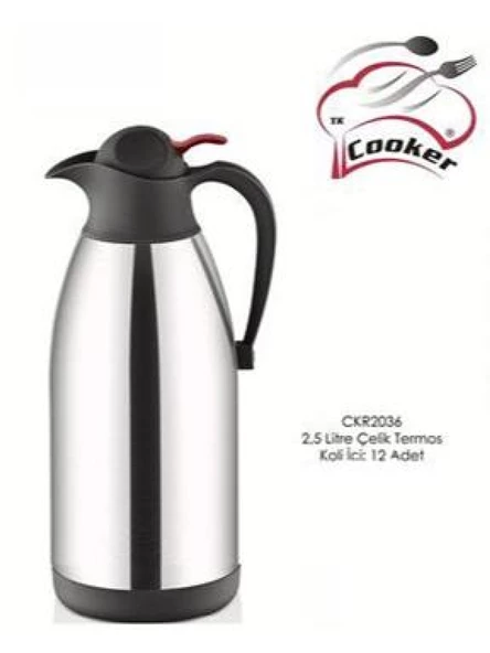 Cooker CKR 2036 Çelik Termos 2.5 Lt