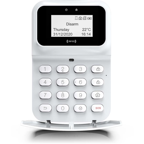 Opax Szr-1881 Kablolu Lcd Ekranlı Rfıd Destekli Keypad / Tuş Takımı (2545/2646/2747 Paneller İçin)