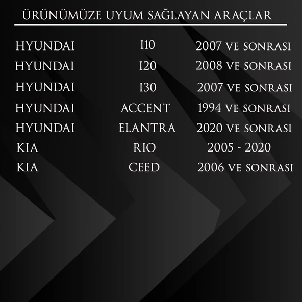 Hyundaı, Accent, Elantra, Kıa Rio, Ceed için  Hold Yazılı Kumanda Lastiği - 2