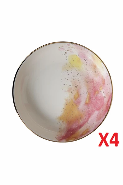 Porland Cosmos Desen Kase 17cm 4lü 04ALM003437