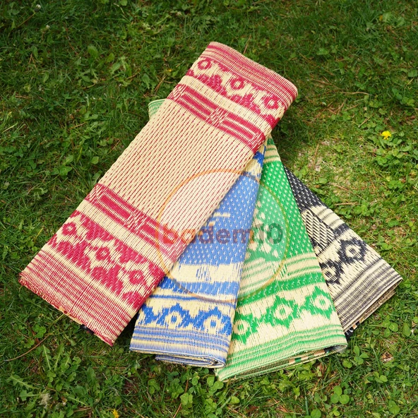 Plastik Hasır Halı Kilim Piknik Cami Park Seccade Namazla Bahçe Balkon Kamp Outdoor 60 x 120 cm - 6