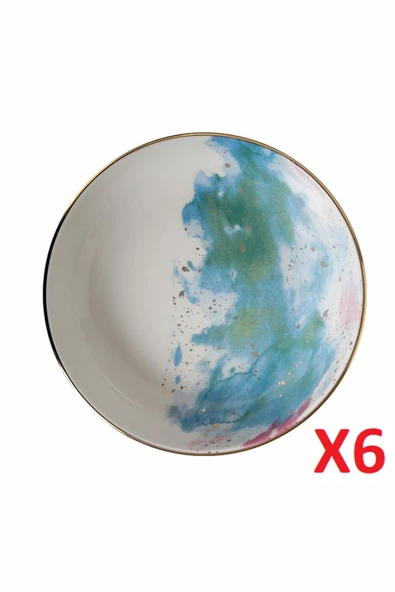 Porland Cosmos Desen Kase 17cm 6lı 04ALM003445