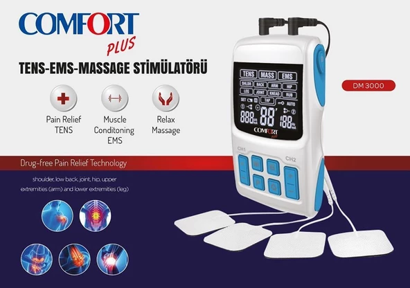 Comfort Dm 3000 Dijital Masaj/EMS/Tens Cihazı ürün görseli