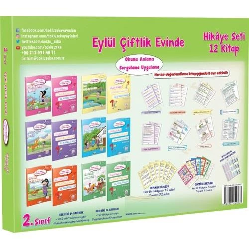Dörtrenk 2. Sınıf Eylül Çiftlik Evinde Hikaye Seti 10 Kitap - 2