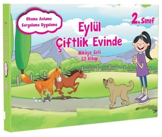 Dörtrenk 2. Sınıf Eylül Çiftlik Evinde Hikaye Seti 10 Kitap