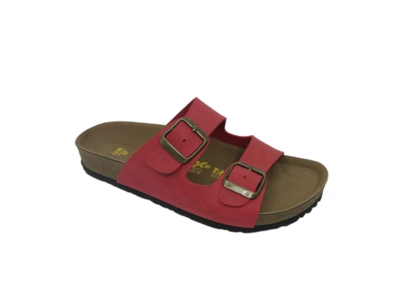 Zerhan 1256 Unisex Kırmızı Günlük Kullanım Terlik - 2