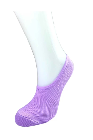 6 Adet Canlı Renk Kadın Spor Babet Çorap - 7