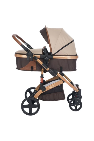 Jusso Pro Max Travel Sistem Bebek Arabası Gold Kahve - 4