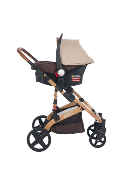Jusso Pro Max Travel Sistem Bebek Arabası Gold Kahve - 7