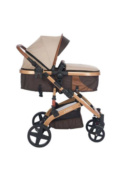 Jusso Pro Max Travel Sistem Bebek Arabası Gold Kahve - 5