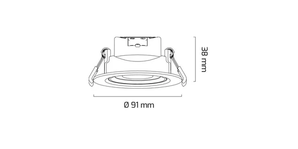 Goya Sıva Altı COB Ledli Armatür 5 Watt 4000K Gün Işığı - Resim 4