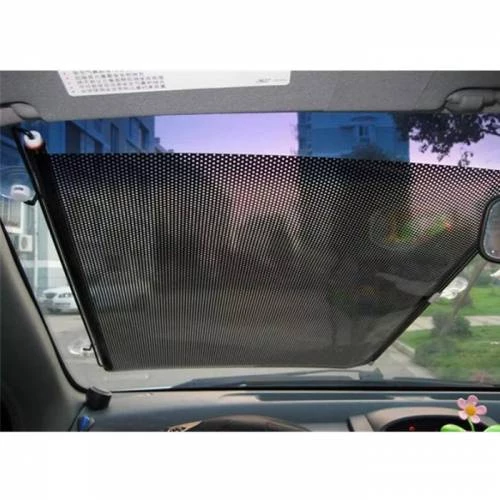 Polham Katlanabilir 58x125cm Araç Ön Cam Güneşlik Oto Perde Brandası Ev Araç Çok Amaçlı Perde - 3