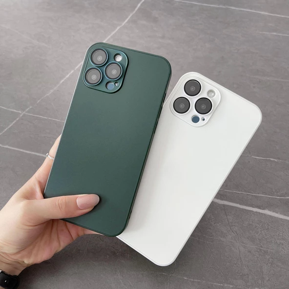 İphone 14 Mat Elektro Cam  Kapak - 7