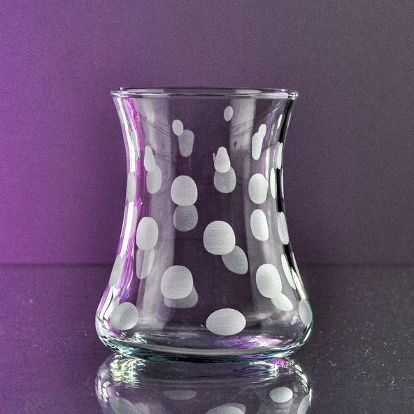 Decocia Kazaan 6Lı Çay Bardağı 170cc Hotpoint Desenli - Resim 2