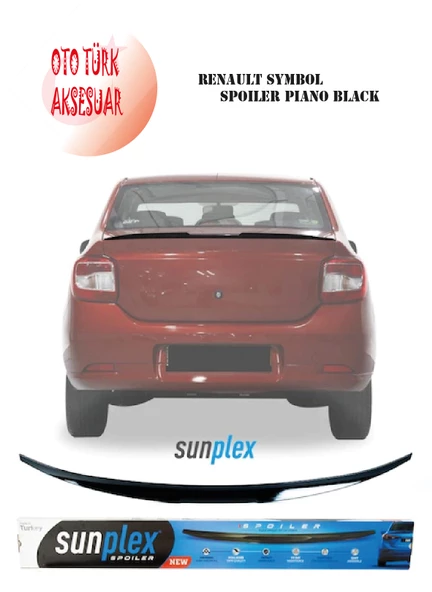 Renault Symbol Spoiler Piano Black