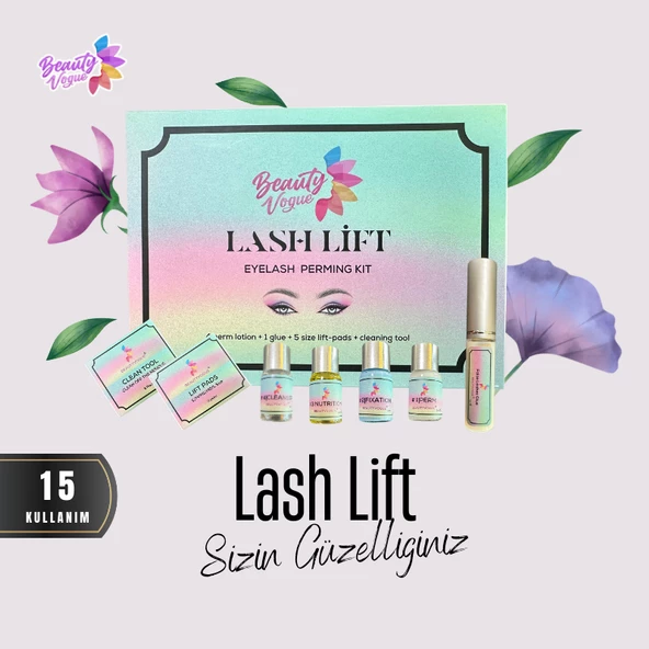 Kirpik Ve Kaş Lifting Seti, Kirpik Perması, Lash Lift Full Set