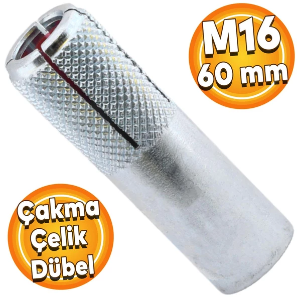 Çakma Çelik Dübel M16 ürün görseli