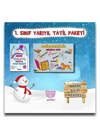 Gendaş Yayınları 1. Sınıf Yap-Bil-Bul Yarıyıl Tatil Paketi