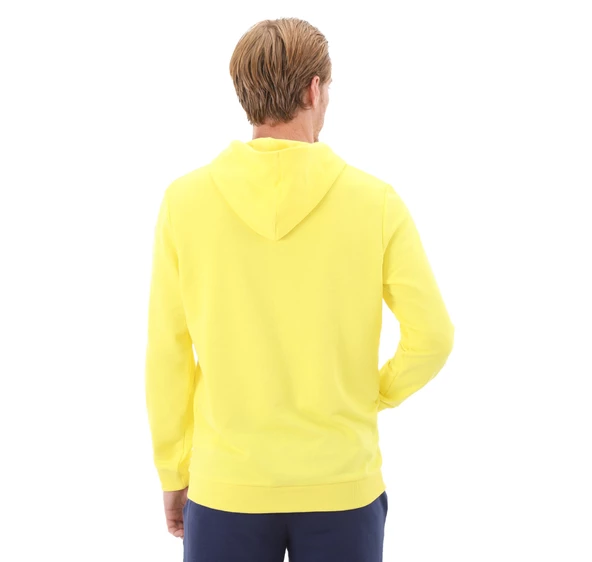 Fenerbahçe Orijinal Puma Sweat, Lisanslı Kapüşonlu Sarı Sweat - 7