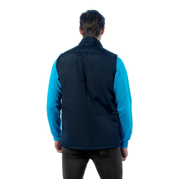 Şensel, Polarlı Yelek, Lacivert -118E145- Kışlık Yelek-Vest - 2