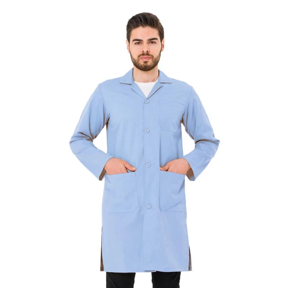 Şensel, Erkek Önlük, Açık Mavi -94E140- Eczacı, Öğretmen, Doktor
