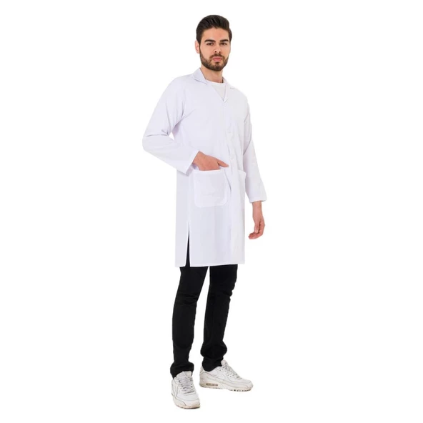 Şensel, Erkek Önlük, Beyaz -94E110- Eczacı, Öğretmen, Doktor - 4