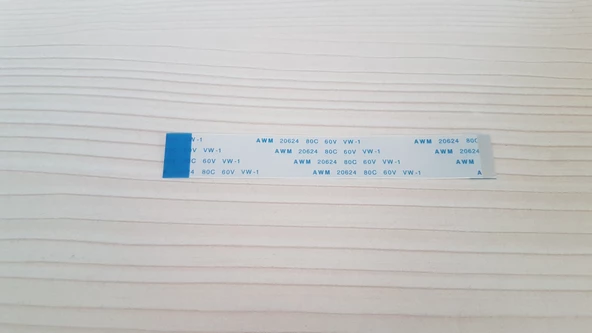 28 Pin 10cm Ters 0.5mm Adımlı Esnek Flex Kablo Awm 20624 80c 60v Şerit Fleks Film