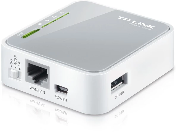 TP-LINK 3000Mbps Taşınabilir 3G N Router TL-MR3020 - 3