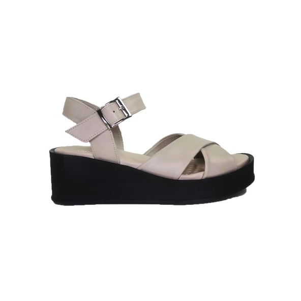 Janestt Kadın Deri Sandalet 146-4503 - 12