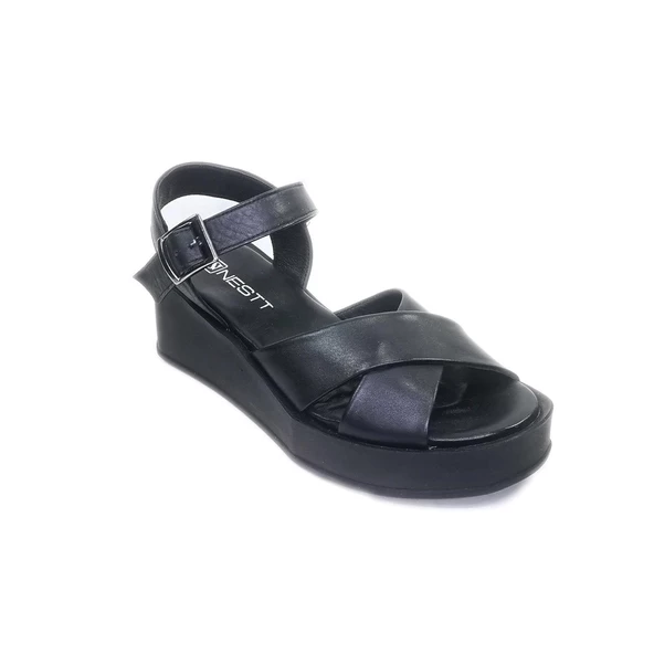 Janestt Kadın Deri Sandalet 146-4503 - 5