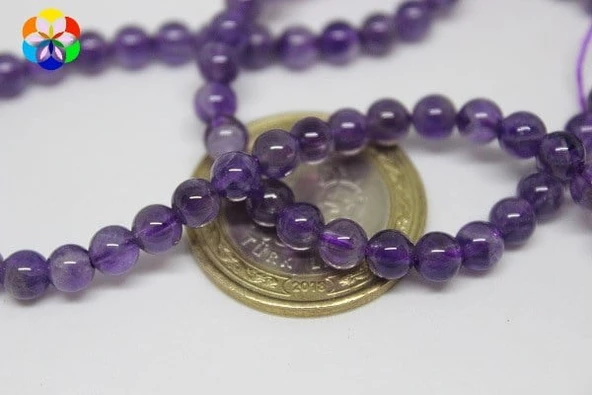 Ametist Taşı 4-5mm/adet ürün görseli