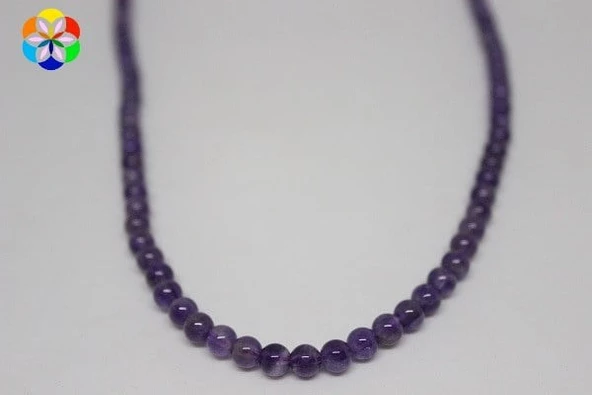Ametist Taşı 4-5mm/adet - Resim 3