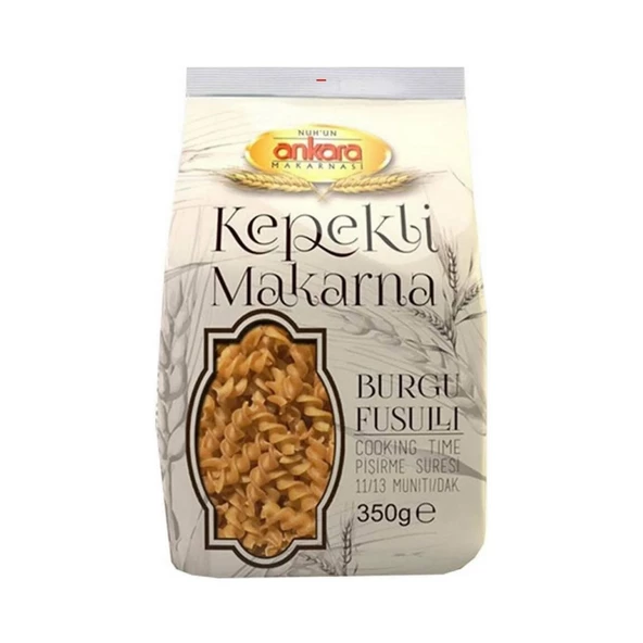 Ankara Makarna Ankara Kepekli Burgu 350 Gr X 4 Adet ANKARA-KEPEKLİ