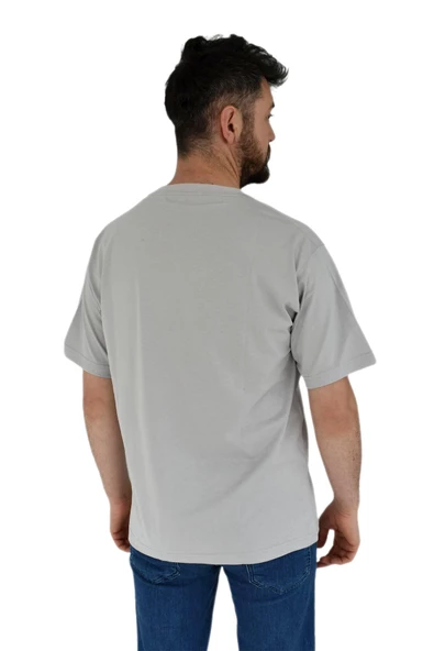 Erkek Baskılı Oversize Tişört 2378 BGL-ST02802 - Resim 12
