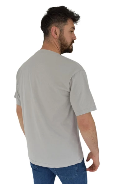 Erkek Baskılı Oversize Tişört 2379 BGL-ST02804 - 12