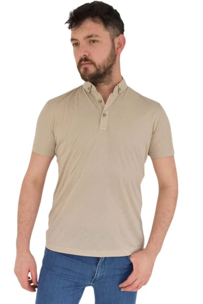 Erkek Polo Yaka Tişört R2180 BGL-ST02787 - Resim 4