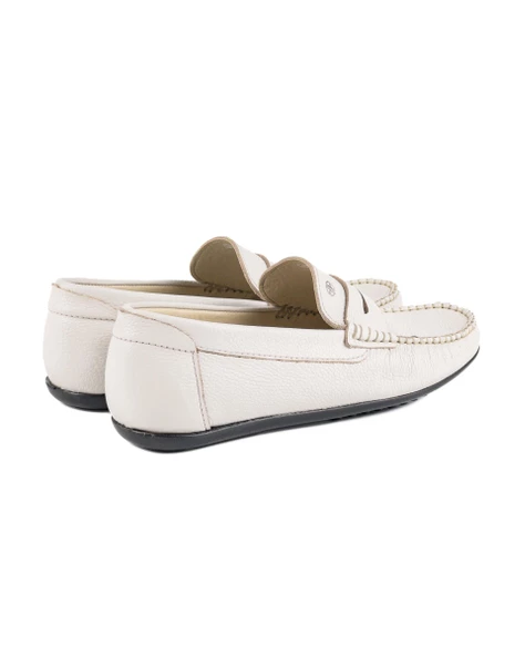 Edessa Bej Hakiki Deri Erkek Loafer Ayakkabı - 4