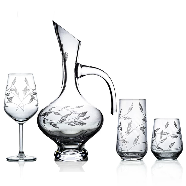 Decocia Kazaan 19 Parça  6 Kişilik Bardak Çeyiz Seti Bosna Karaflı Sürgün Desenli ürün görseli