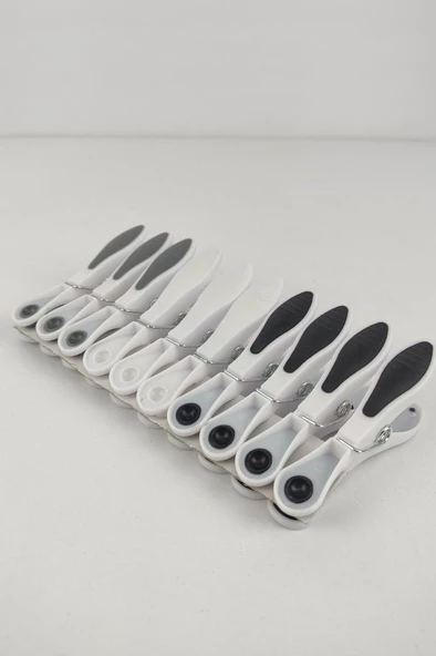 Digithome 10’lu Silikon İz Yapmaz Mandal Gri  - THN73914 - HYT C1-1-18