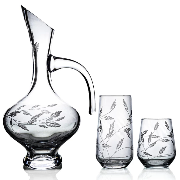 Decocia Kazaan 25 Parça 12 Kişilik  Bardak Seti Bosna Karaflı Sürgün Desenli ürün görseli