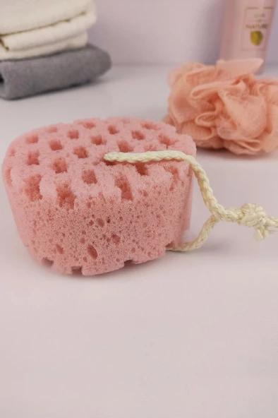 Digithome 2’li Banyo Vücut Duş Lifi ve Sünger Seti Pembe - THN73919 C1-1-18 - 4