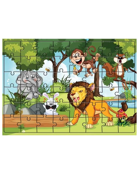 Hayvanlar ve Duygular Puzzle 48 Parça