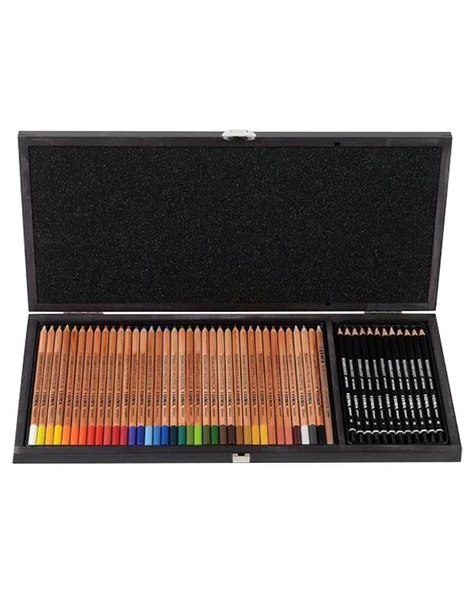 Lyra Rembrandt 48 Parça Polycolor ve Art Desing Ahşap Kutu