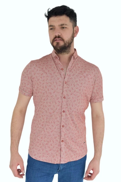 Erkek Dügmeli Polo Yaka Tişört R4270 BGL-ST02772 - Resim 2