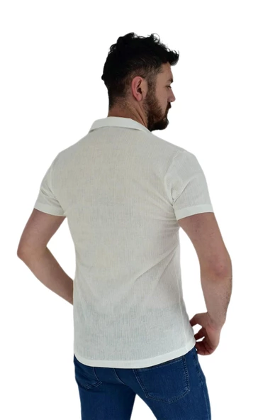 Erkek Polo Yaka Cepli Dügmeli Tişört 2375 BGL-ST02879 - 8
