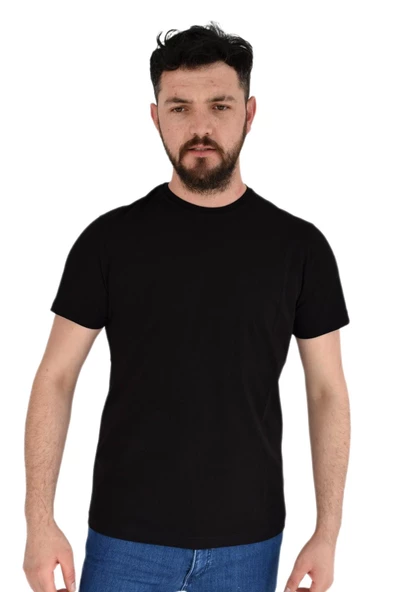 Erkek Sıfır Yaka Sırt Baskılı Tişört 2384 BGL-ST02876 ürün görseli