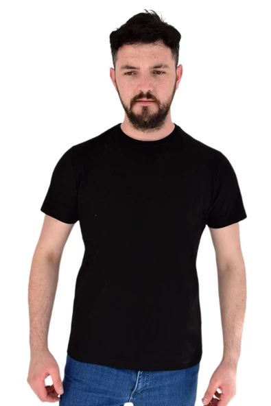 Erkek Sıfır Yaka Sırt Baskılı Tişört 2381 BGL-ST02875 ürün görseli